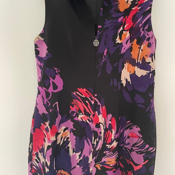 Elie Tahari Silk Sheath Dress Size 14 - Picture 2 of 3